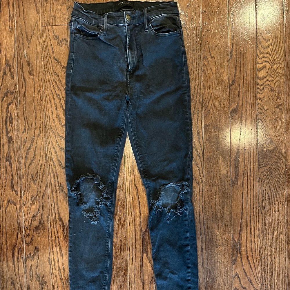Black Orchid ripped jeans, size 28